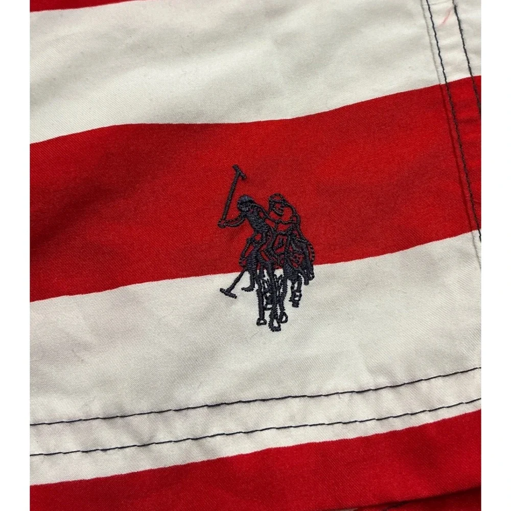 U.S. Polo Assn. Swim Trunks American Flag Stars Stripe XL Patriotic Board Shorts